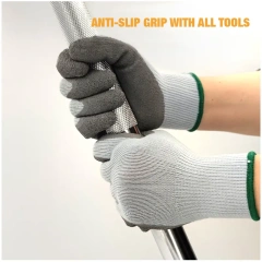 Rubber Coated Gloves Nitrile Latex Dip Glove Gardening and Work Gloves