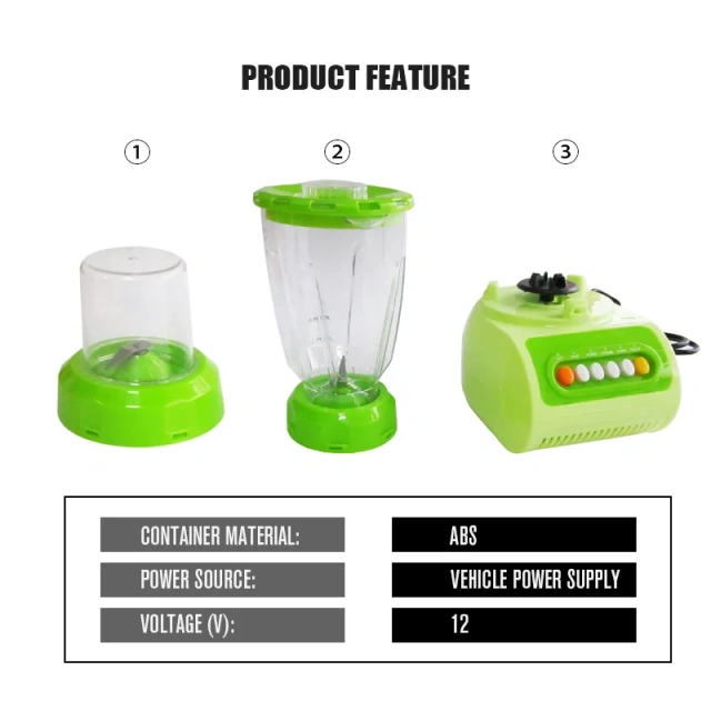 12V DC Orange Fruit Vegetable Smoothie Milk Shake Makers Electric Mini Portable Car Juicer Blender For Car