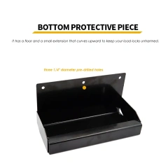 Double Holder for Cargo Bar Load Locks 2-Piece: Restraint + Bottom Foot Protector