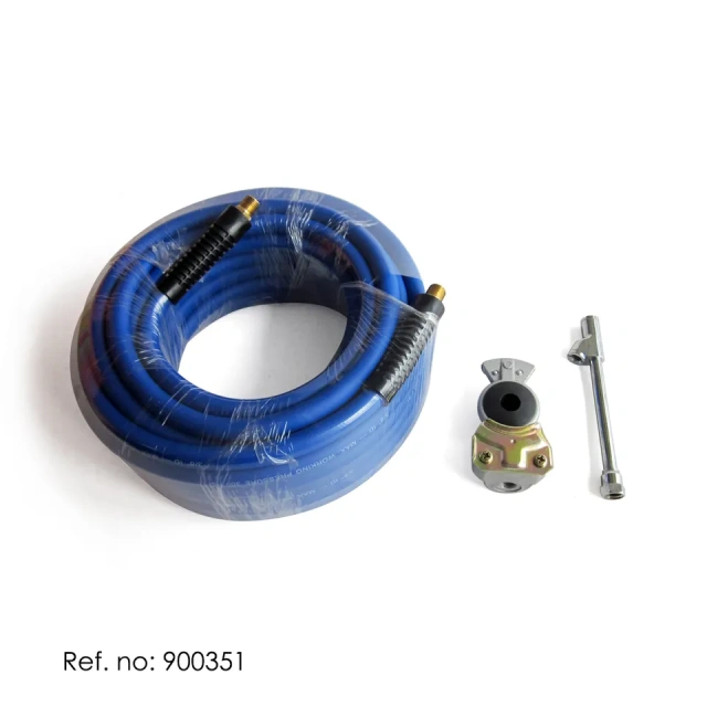 Air Inflator Hose Kits with Gladhand & Air Chuck Hy brid Hose