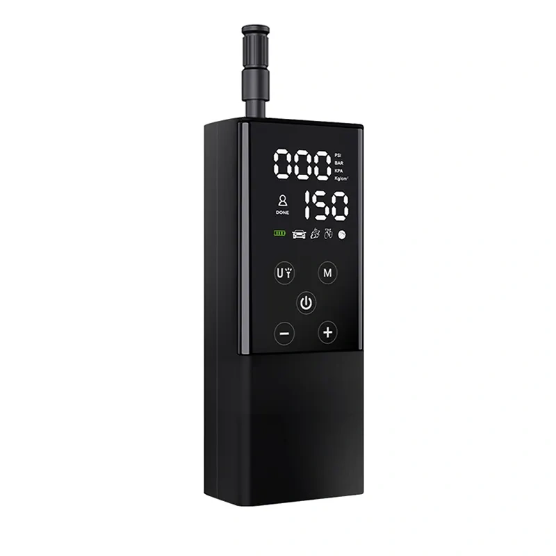 Wireless Cordless Rechargeable Digital Display Tyre Compressor Tire Inflator for Car/Motorbike/Bike/Balls