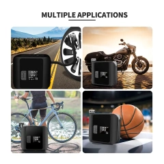 12V Wireless Cordless Rechargeable Digital Display Tyre Compressor Tire Inflator for Car/Bike/Balls