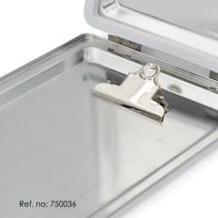 Promotional A4 Custom Logo Aluminum Nursing Folder File Storage Clipboard Clip Board