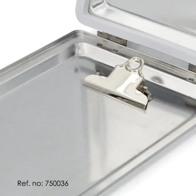 Promotional A4 Custom Logo Aluminum Nursing Folder File Storage Clipboard Clip Board