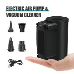 New Design Automatic High Flow Mini Lightweight Quick fill Portable Electric Air Pump for Inflatables Vacuum Cleaner