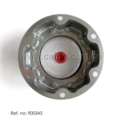Wheel hub cap for truck and trailer