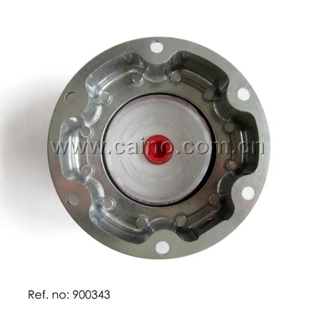Wheel hub cap for truck and trailer