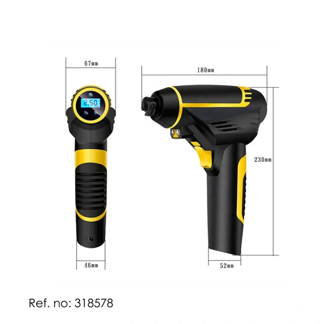 Portable electric wireless car tire compressors & inflators gauge 12v for car tires