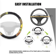 Large Size Steering Wheel Cover Great Grip Anti-Slip Design