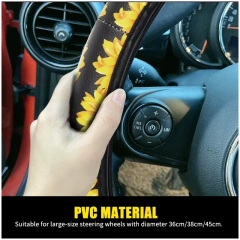PVC Large Size Steering Wheel Cover Great Grip Anti-Slip Design
