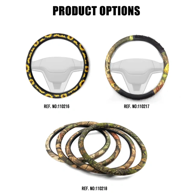 PVC Large Size Steering Wheel Cover Great Grip Anti-Slip Design