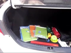 Multifunctional Large Capacity Storage Box Foldable Car Trunk Organizer With Lid