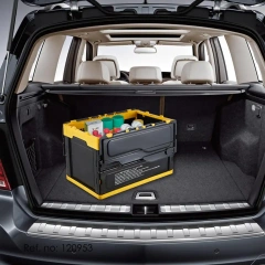 Multifunctional Large Capacity Storage Box Foldable Car Trunk Organizer With Lid