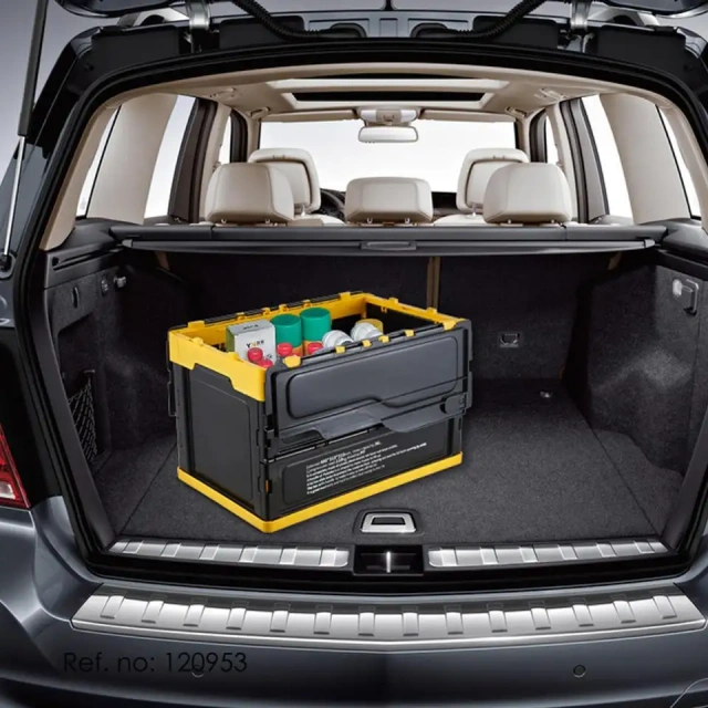 Multifunctional Large Capacity Storage Box Foldable Car Trunk Organizer With Lid