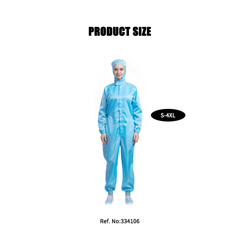 ESD Smock Polyester Carbon Fiber Antistatic Dust prevention
