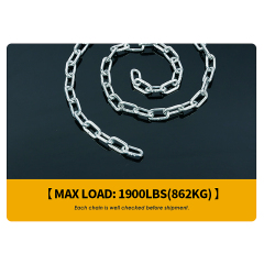 Custom 1900lbs Coil Chain Zinc Coated Steel 5/16" Diameter Coil Chain