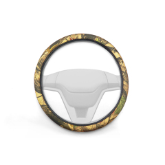 Large Size Steering Wheel Cover Cloth Material Great Grip Anti-Slip Design