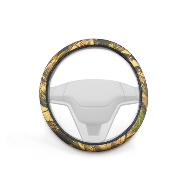 Large Size Steering Wheel Cover Cloth Material Great Grip Anti-Slip Design