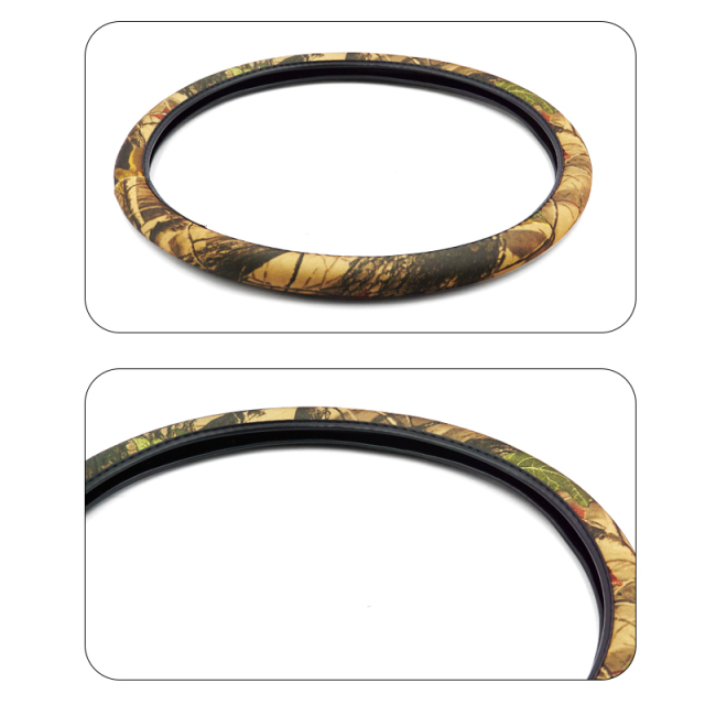 Large Size Steering Wheel Cover Cloth Material Great Grip Anti-Slip Design