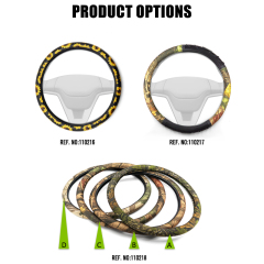 Large Size Steering Wheel Cover Cloth Material Great Grip Anti-Slip Design