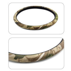 Large Size Steering Wheel Cover Cloth Material Great Grip Anti-Slip Design