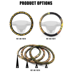 Large Size Steering Wheel Cover Cloth Material Great Grip Anti-Slip Design