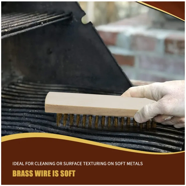Wire Brush Heavy Duty Copper For Cleaning Rust