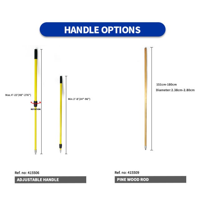 Pine Wood Rod Cleaning Broom Stick for paint broom