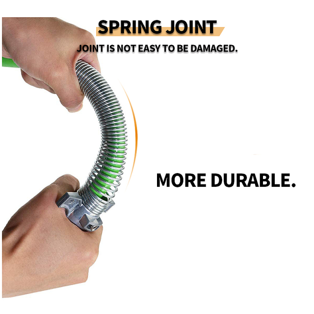 15ft Black Electrical Coil Leads Trailer Electrical Power Cord