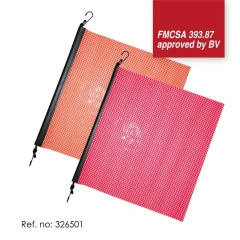 FMCSA 393.87 Approved Safety Flag with Bungee Cord