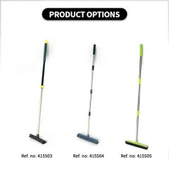 Silicone Pet Hair Broom Telescopic Magic Clean Scratch Bristle Long Push Broom for Carpet