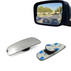 Rectangle HD Glass Frameless Wide Angle Adjustable Convex Rear View Blind Spot Mirrors For Cars
