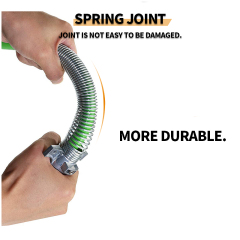 15ft Green Electric ABS Power Coil Leads Trailer Electrical Power Cord