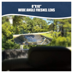 8"x10" Wide Angle Rear Window Fresnel Lens For SUV RV Bus