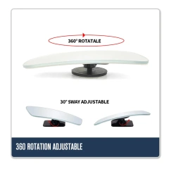 Rectangle HD Glass Frameless Wide Angle Adjustable Convex Rear View Blind Spot Mirrors For Cars