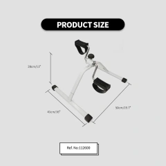 Exercise Peddler Legs and Arms Workout Pedal Exerciser Fitness Cycle Bike for Elderly