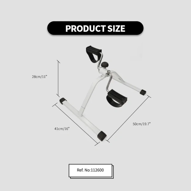 Exercise Peddler Legs and Arms Workout Pedal Exerciser Fitness Cycle Bike for Elderly