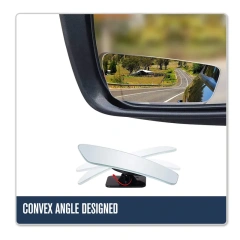 Rectangle HD Glass Frameless Wide Angle Adjustable Convex Rear View Blind Spot Mirrors For Cars