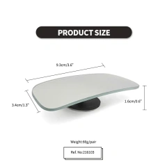 Rectangle HD Glass Frameless Wide Angle Adjustable Convex Rear View Blind Spot Mirrors For Cars