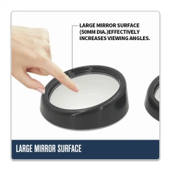HD Glass and ABS Housing Wide Angle Convex Rear View Blind Spot Mirrors For Cars