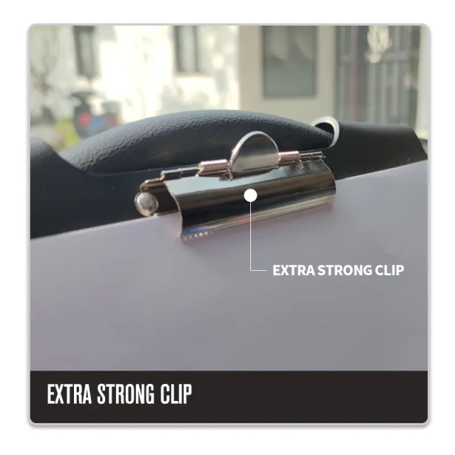 ABS Plastic Steering Wheel Desktop Writing Board Clipboard With Clip For Car Truck