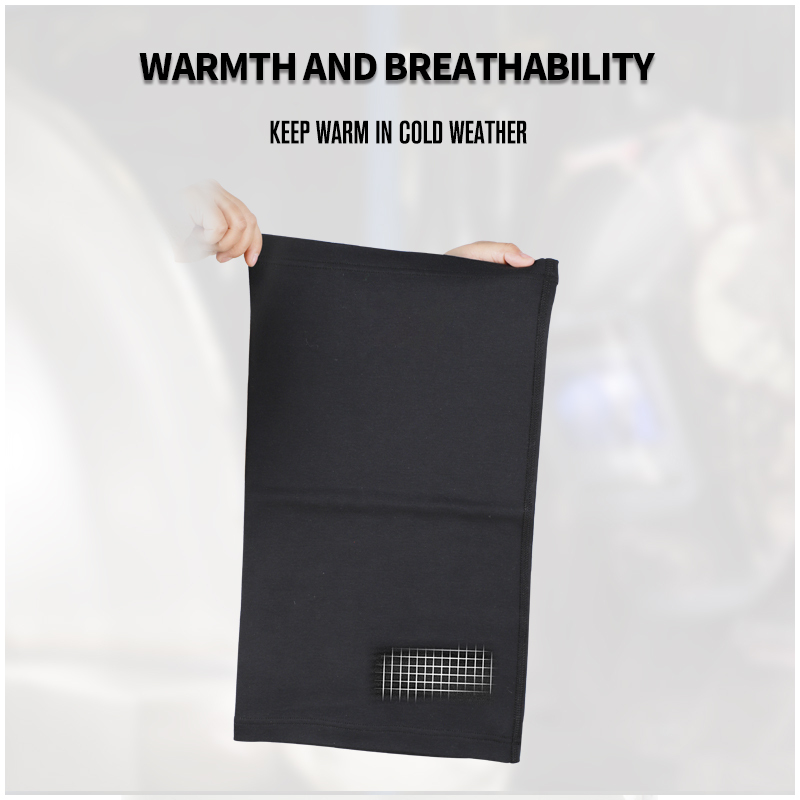FR Neck Gaiter Black Flame Resistant Face Mask