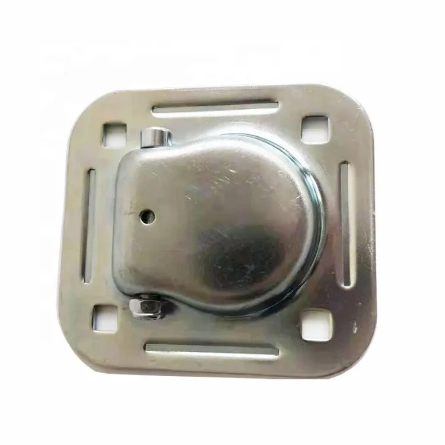 Trailer Recessed pan tie down anchor point fitting breaking force 4400 lbs