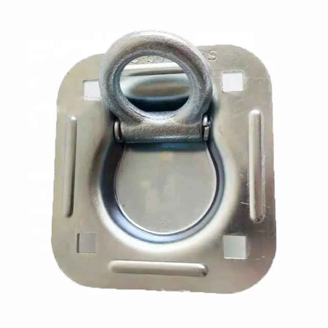 Trailer Recessed pan tie down anchor point fitting breaking force 4400 lbs