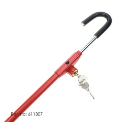 Quality Telescopic Steering Wheel Lock Car Automobile Anti Theft Car Van Security Steering Wheel Lock with Keys