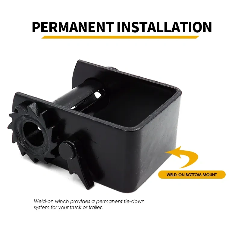 Deep Storable Weld On Winch