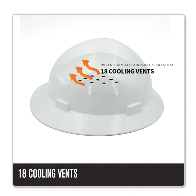 Head Protection Industrial Construction Plastic Safety Helmet Hard Hat Full Brim