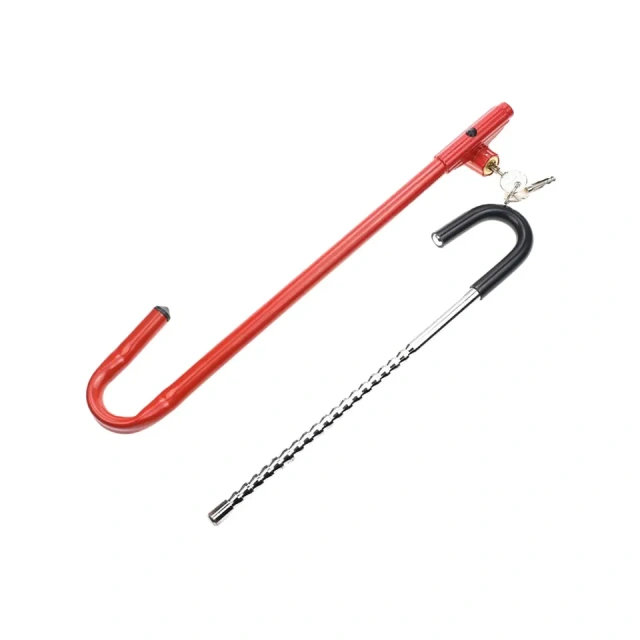 Quality Telescopic Steering Wheel Lock Car Automobile Anti Theft Car Van Security Steering Wheel Lock with Keys