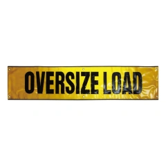 FMCSA 393.87 approved Silk Screen Print UV resistant Grade 4 Reflective Oversize Load Grommet Banners