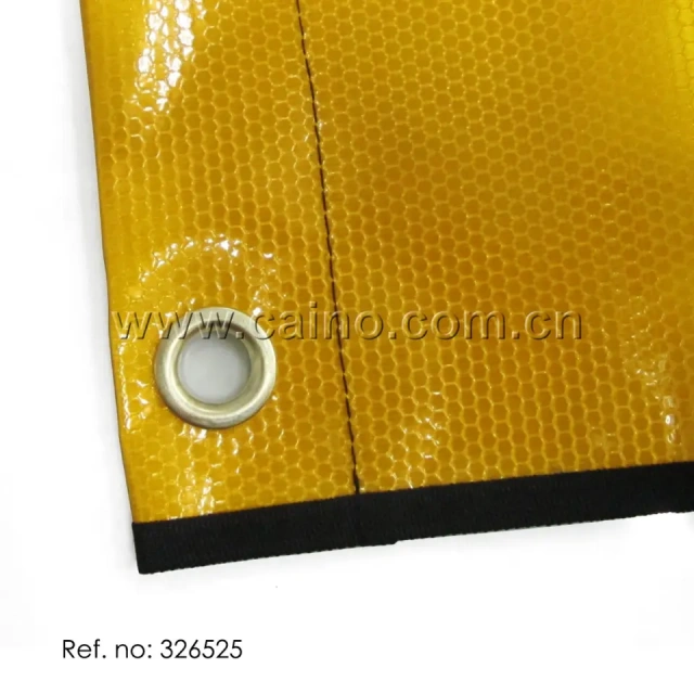 FMCSA 393.87 approved Silk Screen Print UV resistant Grade 4 Reflective Oversize Load Grommet Banners